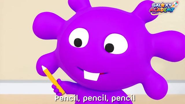 Things in the Classroom Song School Objects (chair, paper, pencil, desk) смотреть онлайн