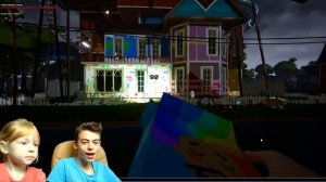 ПРИВЕТ СОСЕД ИГРА Покрасили дом и переодели героя Hello Neighbor на Sofia & Dima Video Games
