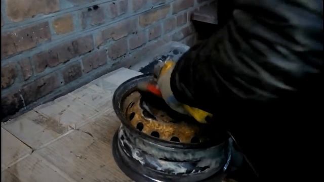 Восстановление жигулевского диска Часть № 1 смотреть онлайн