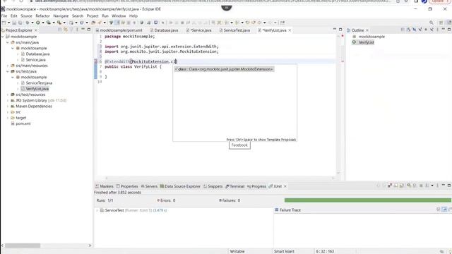 Mock testing - Verifying behaviour of methods смотреть онлайн