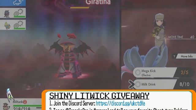 Shiny Litwick GIVEAWAY! ? The Continuing Hunt for SHINY GIRATINA! - Crown Tundra DLC смотреть онлайн