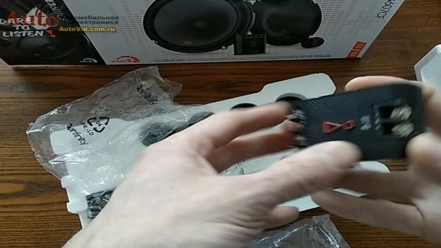 Распаковка 2-компонентной акустики JBL Stage3 607CF - автозвук смотреть онлайн
