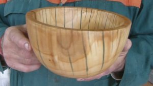 Чаша из Вишни с Эпоксидкой - 2я часть