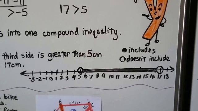 Geometry 5.5b, Triangle Inequality Theorem смотреть онлайн