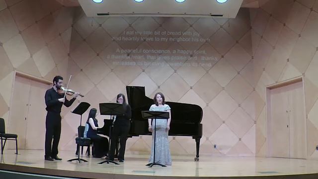 “Ich esse mit Freuden” from Bach Cantata no. 84 смотреть онлайн