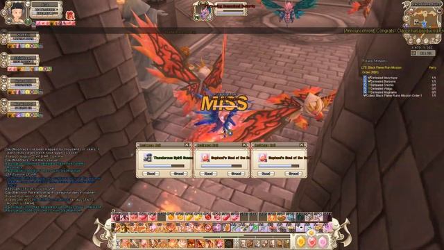 Grand Fantasia - Black Flame Ruins solo run on Warlord Lvl.80 смотреть онлайн