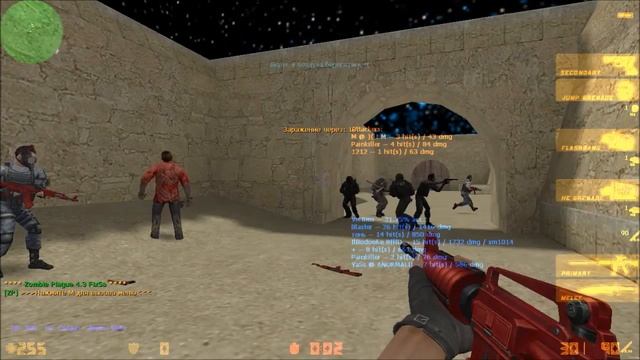 CS 1.6 ZombieStyle: Обзор сервера [ZM] Свежая кровь [mega.cs-ru] смотреть онлайн