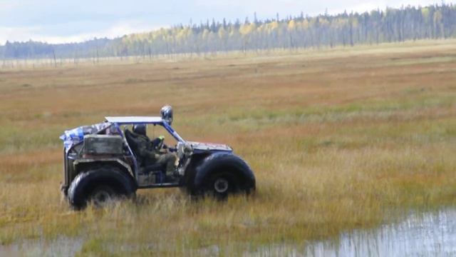 Вездеход СЕВЕР. Шины ТРОМ-16.