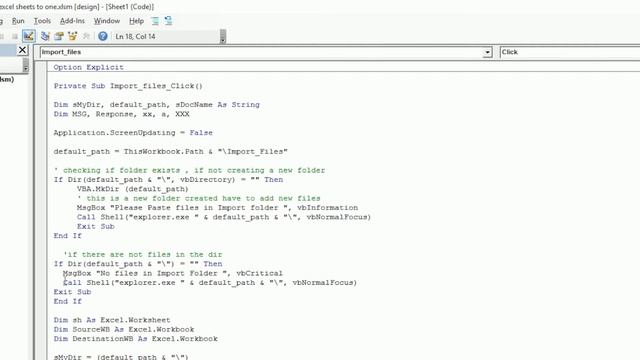 how to merge multiple excel files to one | sample attached - vbatip#26 смотреть онлайн