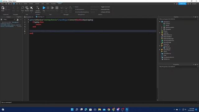 How To Make Keybinds/Hotkeys | Roblox Studio