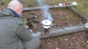 Печь щепочница-щепотница своими руками. Посиделки в лесу. Самоделки из Зелёной Мастерской.