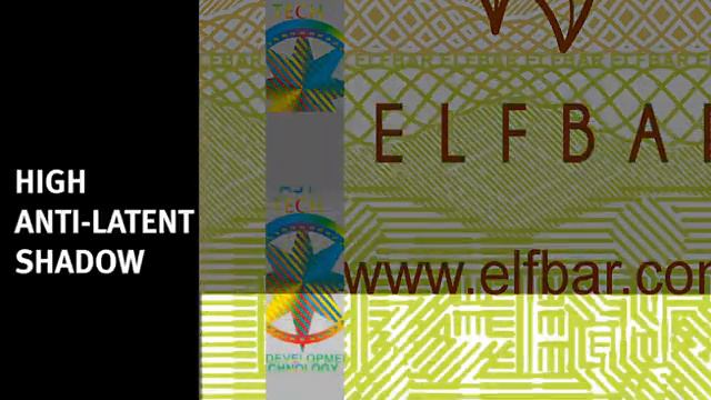 ElfBar демонстрация степеней защиты продукции бренда от подделок