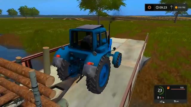 Farming Simulator 2017. мод трактора Беларус МТЗ 80 Мастер. смотреть онлайн
