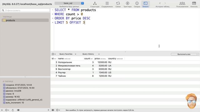 SQL для начинающих / Урок 5. Ограничение и смещение (LIMIT, OFFSET)