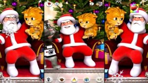 Говорящий Котик ? ? Джинджер (Рыжик) и Дед Мороз Детский игровой мультик- игра