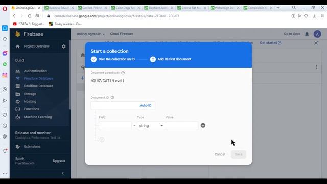 Online Logo Quiz App with Firebase and Firestore in Android Studio | Creating Database смотреть онлайн