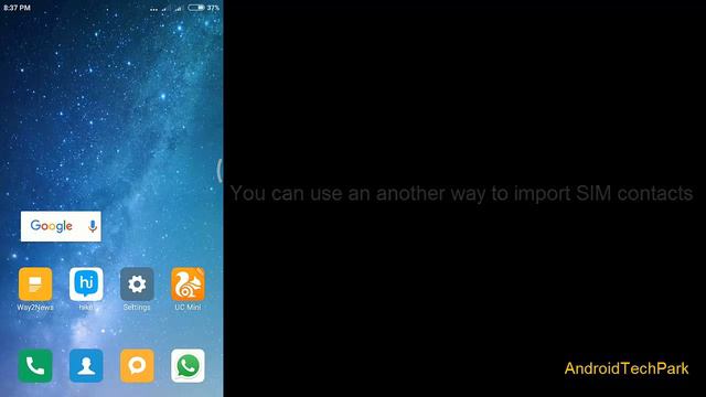 How to import contacts from SIM to Redmi 6 Pro смотреть онлайн