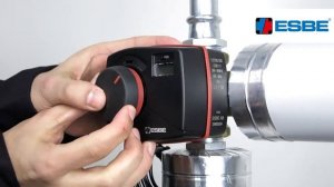 Монтаж поворотного смесительного клапана ESBE VRG и привода-контроллера ESBE CRA