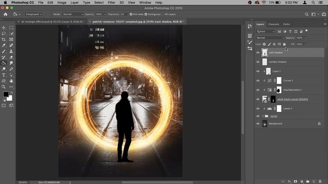 Photoshop | How to create Portal Effect Like Doctor Strange | Tutorial смотреть онлайн