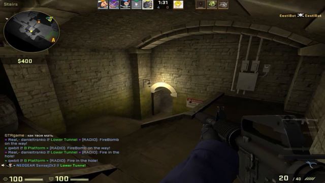 CS:GO-Faceit Game 16-0 "bind "w" die" смотреть онлайн