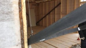 самодельные ворота для гаража подъёмно-складные