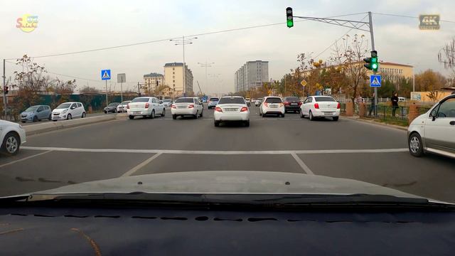 Центр - Нуравшон - Актепа (автопоездка) | Center - Nuravshon - Aktepa (car trip) смотреть онлайн