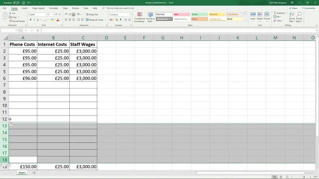 Excel Add Blank Rows - Quick Tutorial смотреть онлайн