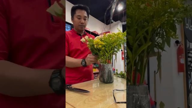 DIY|how to make flower bouquet ❤️❤️ смотреть онлайн