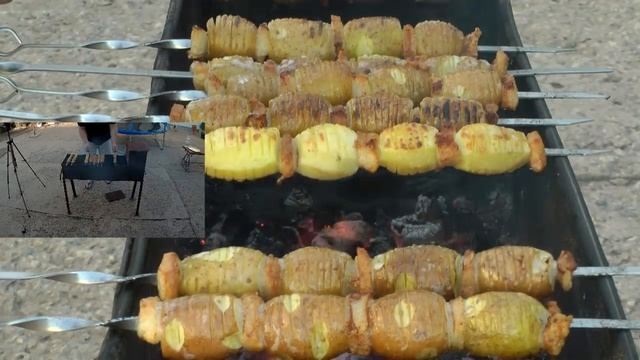 РАЗОБЛАЧЕНИЕ РЕЦЕПТА НАБРАВШЕГО 5,5 МИЛЛИОНОВ ПРОСМОТРОВ. ШАШЛЫК ИЗ КАРТОШКИ! смотреть онлайн