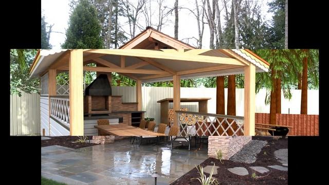 Беседки и навесы. Проекты. смотреть онлайн