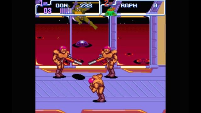 Super Nintendo (Snes) 16-bit Teenage Mutant Ninja Turtles IV Turtles in Time Scene 9