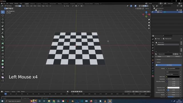 Blender 2 ways to make checkered tiles смотреть онлайн