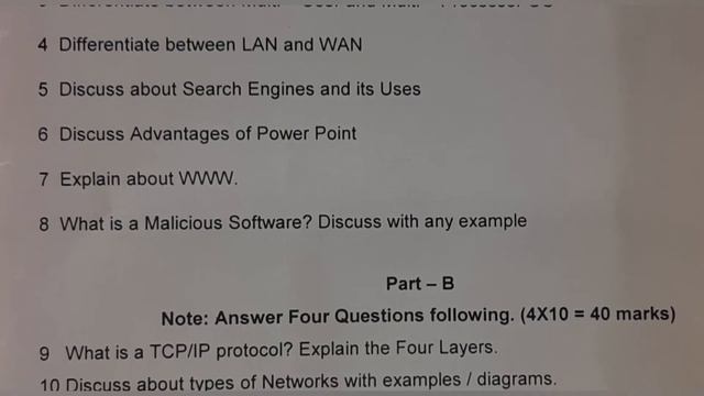 Information Technology for Business | Previous Question Paper July 2021 | BBA 3rd Sem | Degree | OU смотреть онлайн