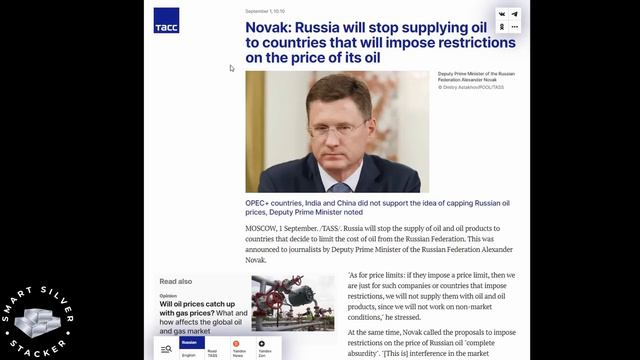 What The G7 Price Cap On Russian Oil Really Means For Gold & Silver смотреть онлайн