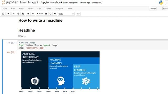 How to Insert Image/Text in jupyter notebook/python смотреть онлайн