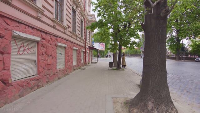 4K Walking Tour Along The Streets Of Chernivtsi, Ukraine