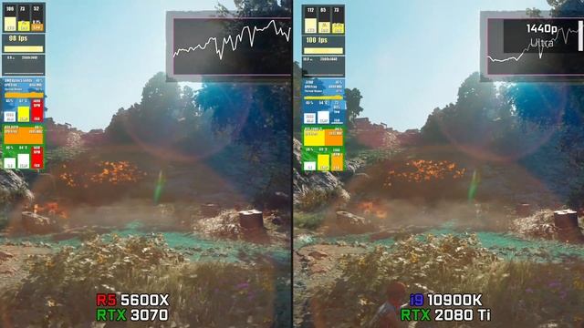 Ryzen 5 5600X + RTX 3070 vs. Core i9 10900K + RTX 2080 Ti #PCBattles смотреть онлайн