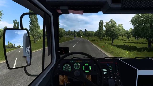 EuroTruck Simulator 2 (Москва-Камышин) Везу Сливы 16т.На Мазе-6303 смотреть онлайн