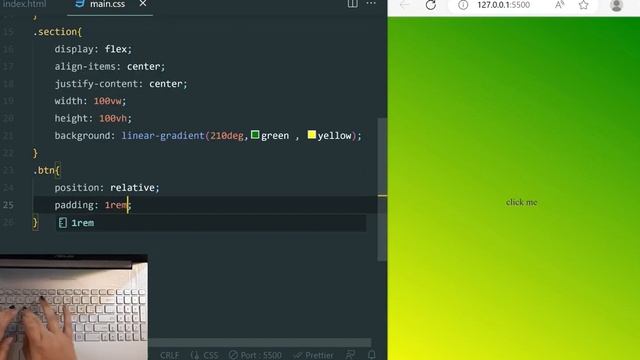 ASMR Programming - Button Design with html and CSS -No Talking смотреть онлайн