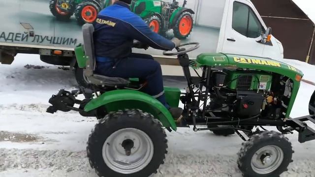 Минитрактор CATMANN T-18 EVO смотреть онлайн