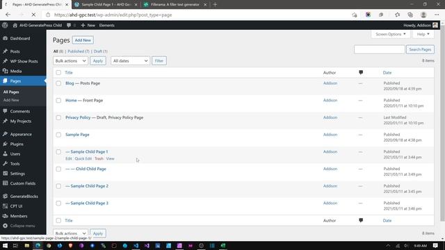 WordPress Sub Menu Widget: GeneratePress Child Theme смотреть онлайн