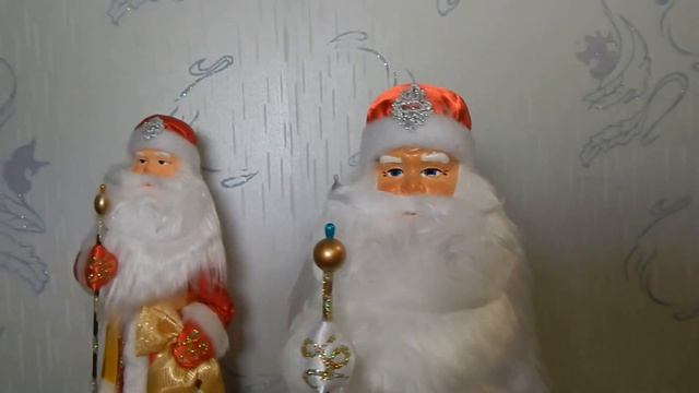 Дед Мороз 33 см белый цвет кукла смотреть онлайн