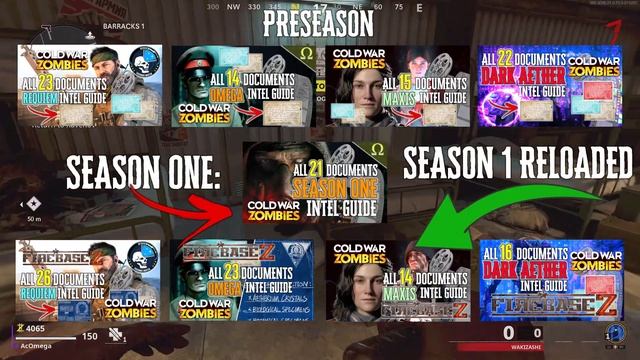 ALL FIREBASE Z CALLING CARDS and DARK OPS EXPLAINED (REQUIEM ADVANCEMENT GUIDE) Cold War Zombies смотреть онлайн