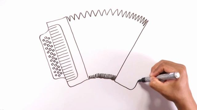 How to draw an easy button Accordion смотреть онлайн