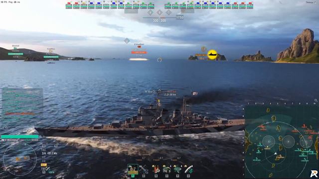 WoWS | Как правильно играть на Москве | тактика, перки, модули смотреть онлайн