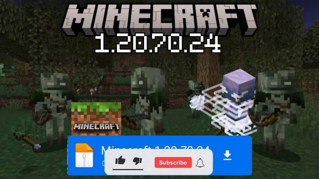 Minecraft PE 1.20.70.24 New Update (The Bogged) Official Version | ماين كرافت التحديث الجديد 😱 смотреть онлайн