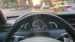 Демонстрация работы Distronic Plus Mercedes CL500 w216 2007