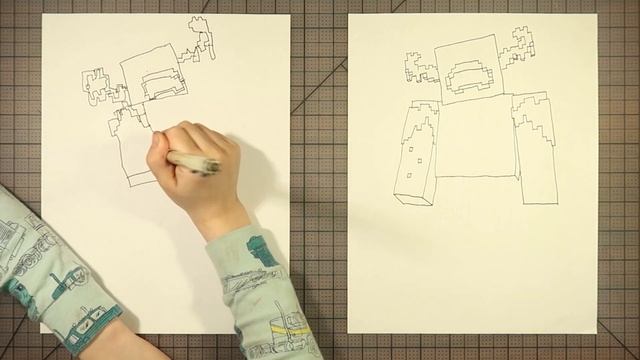 How to draw Warden (Minecraft) смотреть онлайн