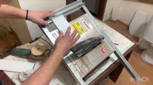 Лайфхак. Запил внутренних углов плитки «кабанчик» на плиткорезе.