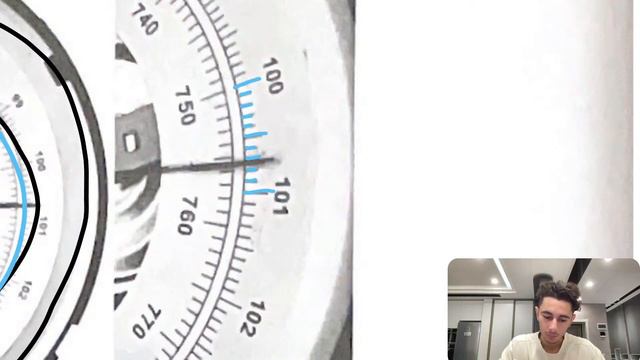 Запишите результат измерения атмосферного давления с помощью барометра-анероида - №27673 смотреть онлайн